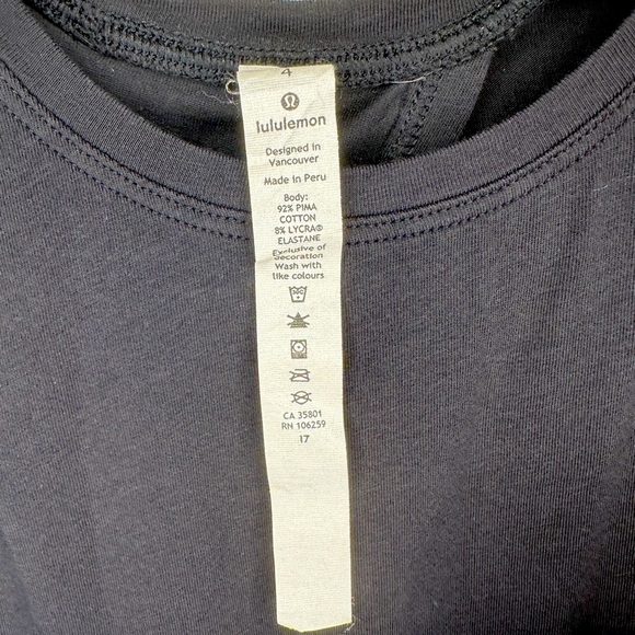 Lululemon All Tied Up Tank, size 4 - Picture 3 of 4